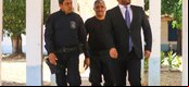secretário da Justiça do Piauí, Carlos Edilson durante vistoria no local da aplicação do Exame Nacional para a Certificação de Competências de Jovens e Adultos (Encceja)