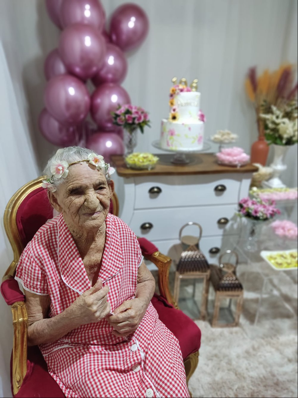 Dona Pedrina de João Branco completa 106 anos (Foto: Arquivo Familiar) Dona Pedrina de João Branco completa 106 anos (Foto: Arquivo Familiar)