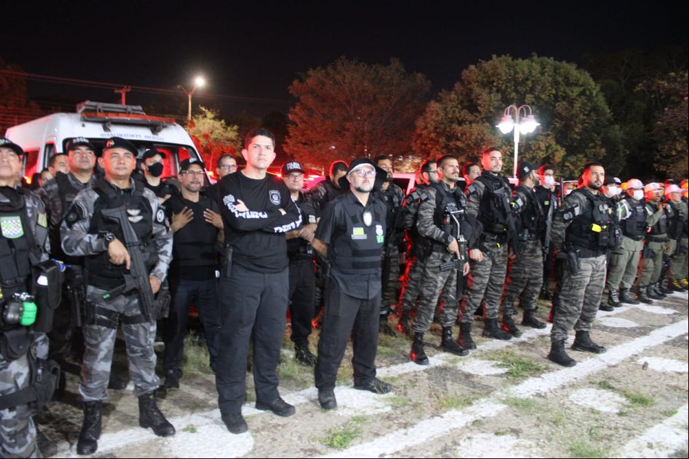 Operação conjunta entre PM, PC e Polícia Penal (Foto: Divulgação) Operação conjunta entre PM, PC e Polícia Penal (Foto: Divulgação)