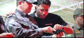 Secretário de Justiça do Piauí, Carlos Edilson, durante Operação Cerco Integrado