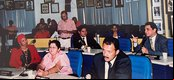 CONTEXTO: Câmara de vereadores de Teresina; dia em que Júlio Romão foi homenageado em Sessão Especial. Na foto, os parlamentares Jacinto Teles, João Cláudio Moreno e Magalhães e Sônia Terra da Fundac