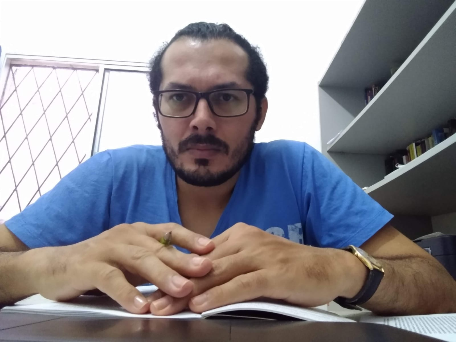 Doutorando em História na Universidade Federal de Santa Maria (RS), policial penal e escritor Marcelo Cardoso.