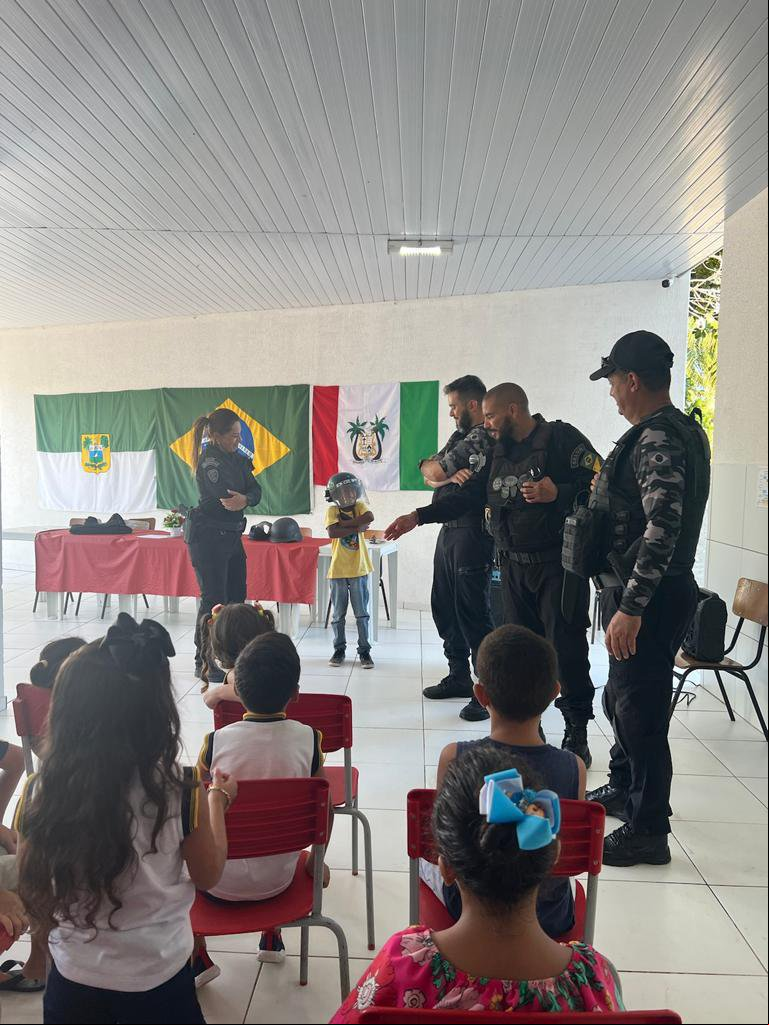 Policias Penais da FTIP participam de campanha educativa nas escolas do Rio Grande do Norte (Foto: Divulgação) Policias Penais da FTIP participam de campanha educativa nas escolas do Rio Grande do Norte (Foto: Divulgação)