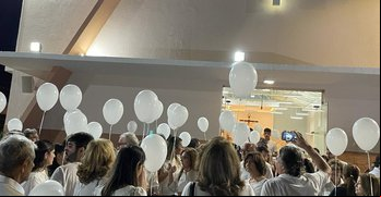 Família homenageia Humberto ao final da Missa de Sétimo Dia